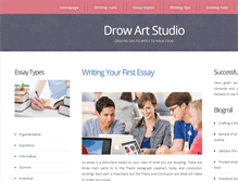 Tablet Screenshot of drowartstudio.com